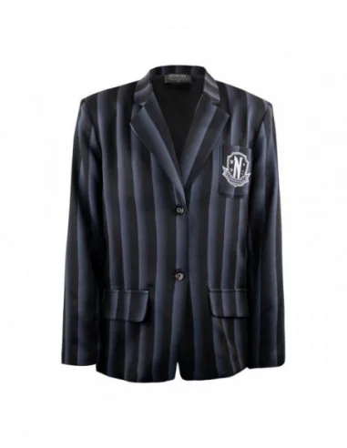 Wednesday Chaqueta Nevermore Academy black Striped Blazer talla L