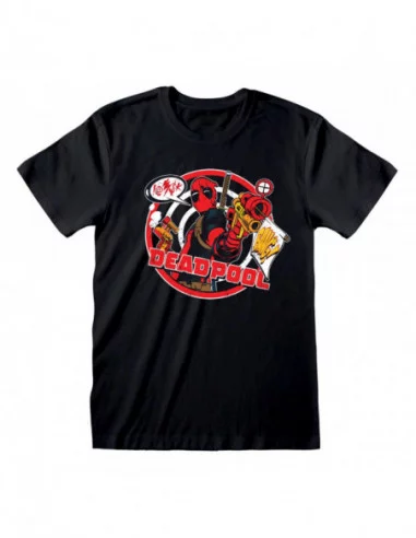 Marvel Camiseta Deadpool Badge talla L