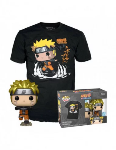 Naruto POP! & Tee Set de Minifigura y Camiseta Naruto Running talla L