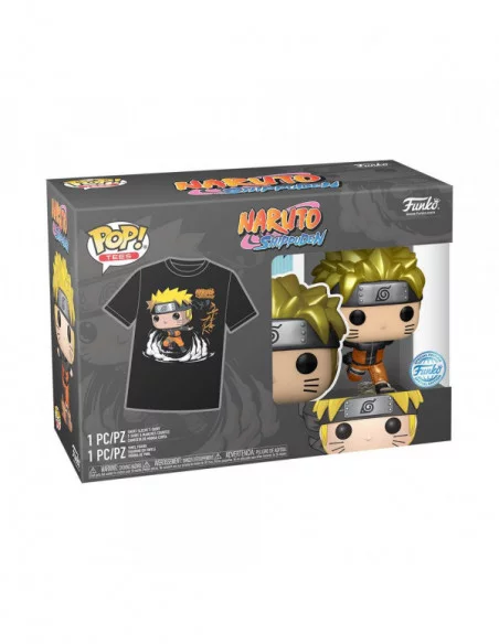 Naruto POP! & Tee Set de Minifigura y Camiseta Naruto Running talla L