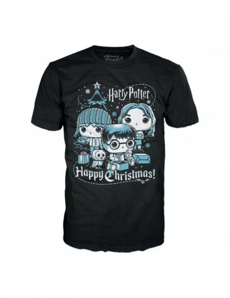 Harry Potter POP! Tees Camiseta Ron, Hermione, Harry talla L