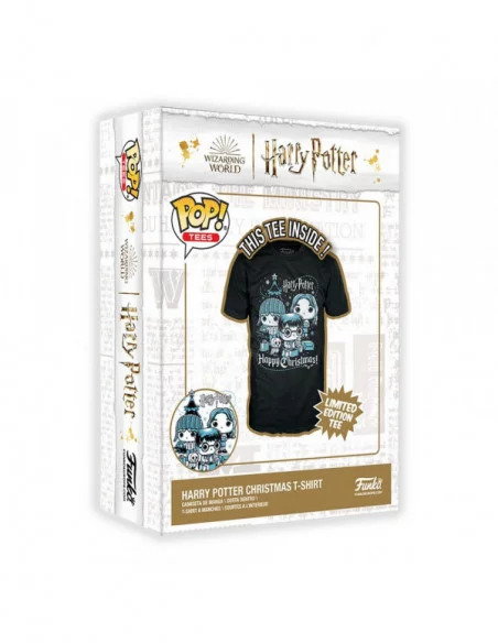 Harry Potter POP! Tees Camiseta Ron, Hermione, Harry talla L