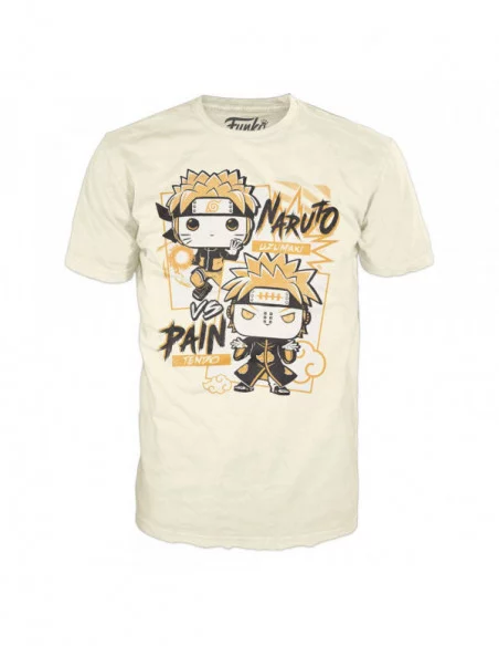 Naruto Boxed Tee Camiseta Naruto v Pain talla S