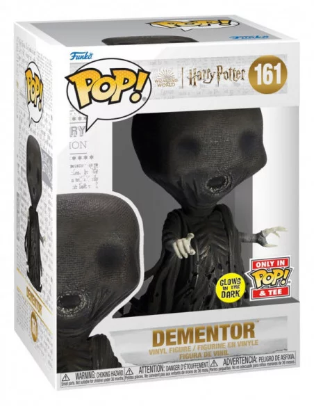 Harry Potter POP! & Tee Set de Minifigura y Camiseta Dementor (GL) talla M