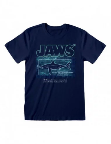 Jaws Camiseta Great White Info talla L