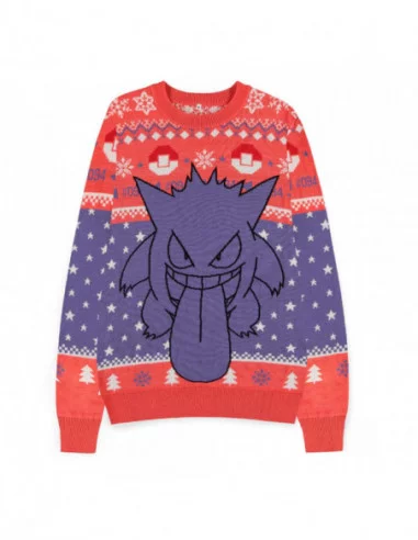 Pokemon Sweatshirt Christmas Jumper Gengar talla L