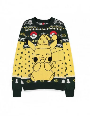 Pokemon Sweatshirt Christmas Jumper Pikachu talla XXL