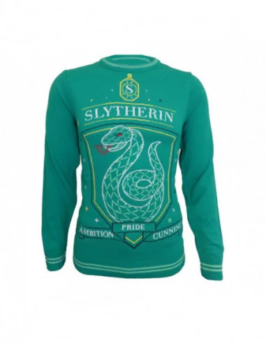 Harry Potter Sweatshirt Christmas Jumper Slytherin talla S