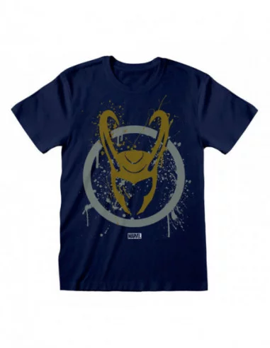 Loki Camiseta Splatter Logo talla L