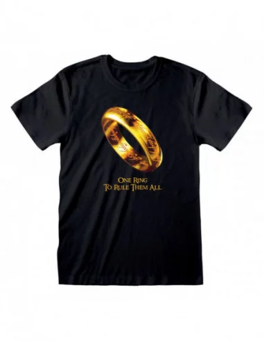 El Señor de los Anillos Camiseta One Ring To Rule Them All talla L