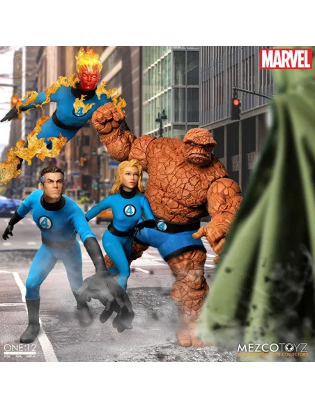 es::Marvel Universe Figuras Fantastic Four One:12 Collective Deluxe Steel Box 16 cm