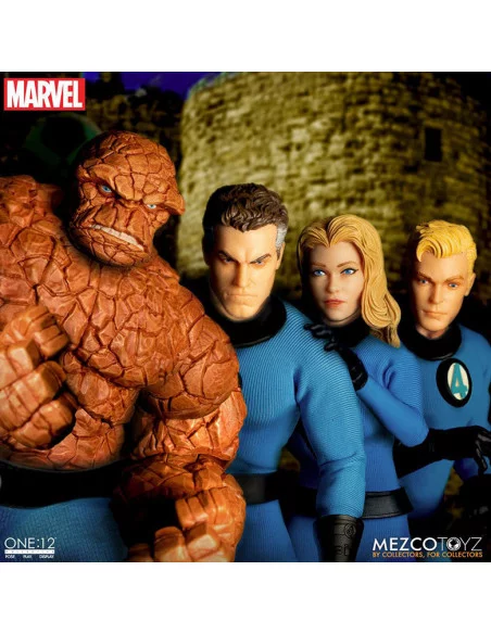 es::Marvel Universe Figuras Fantastic Four One:12 Collective Deluxe Steel Box 16 cm