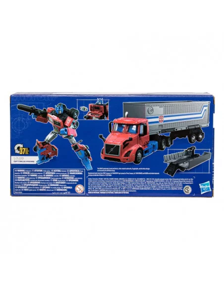 es::EMBALAJE DAÑADO Transformers Generations Leader Class Figura Volvo VNR 300 Optimus Prime 18 cm