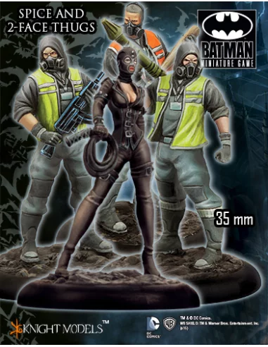 es::Batman Miniature Game: Spice & Two-Face Thugs Figuras Knight Models