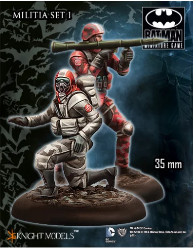 es::Batman Miniature Game: Militia Set - Figuras Knight Models