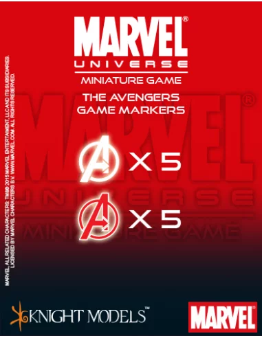 es::The Avengers Markers - Marvel Universe Miniature Game