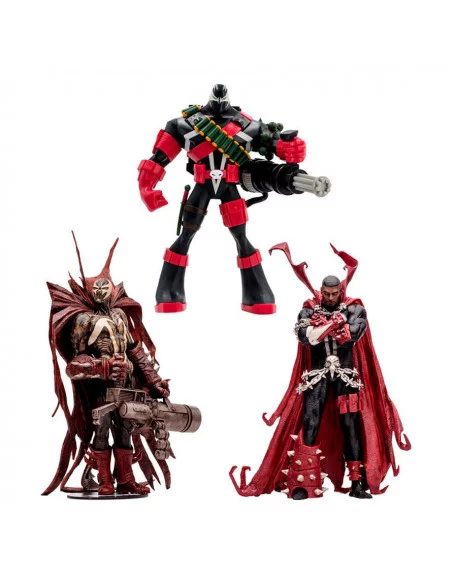 es::Pack 3 Figuras Spawn Wave 7: Commando, Hellspawn y 311 Mcfarlane Toys