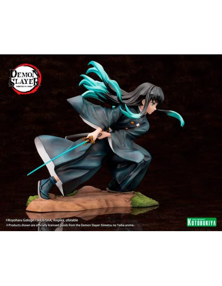 es::Demon Slayer: Kimetsu no Yaiba Estatua ARTFXJ PVC 1/8 Muichiro Tokito Bonus Edition 18 cm