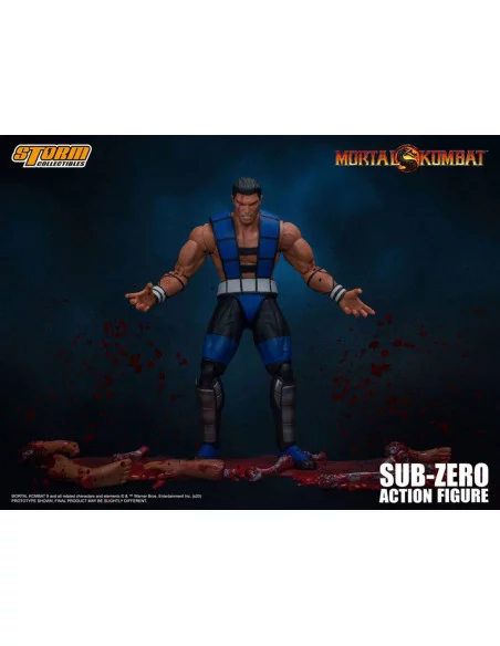 es::Mortal Kombat Figura 1/12 Sub-Zero (Unmasked) 16 cm