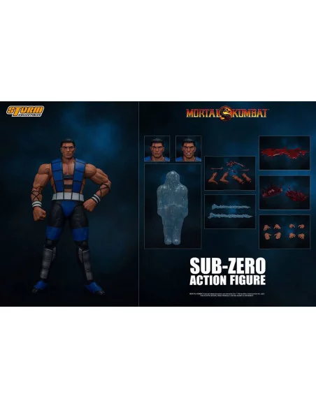 es::Mortal Kombat Figura 1/12 Sub-Zero (Unmasked) 16 cm