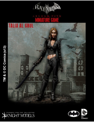 es::Batman Miniature Game METAL: Talia Al Ghul Figura Knight Models