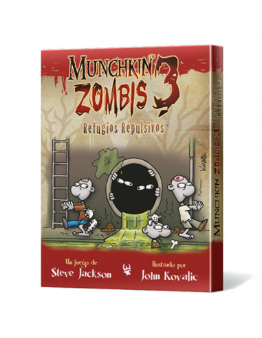 es::Munchkin Zombis 3: Refugios Repulsivos - Expansión para juego de cartas