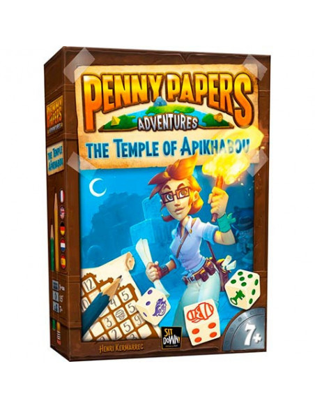 es::Penny Papers: El templo de Apikhabou - Juego de mesa