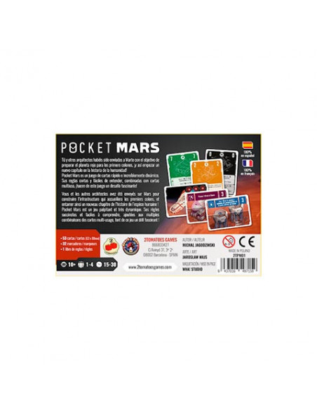 es::Pocket Mars. Juego de cartas