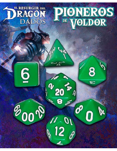 es::Pioneros de Voldor - Dados: Verde Saurania