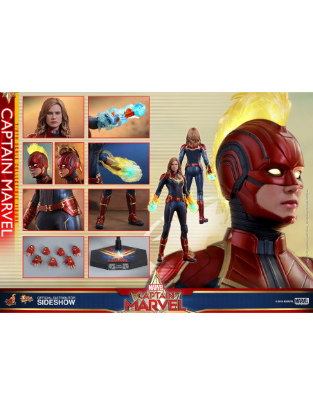 es::Captain Marvel Figura 1/6 Captain Marvel Hot Toys 29 cm