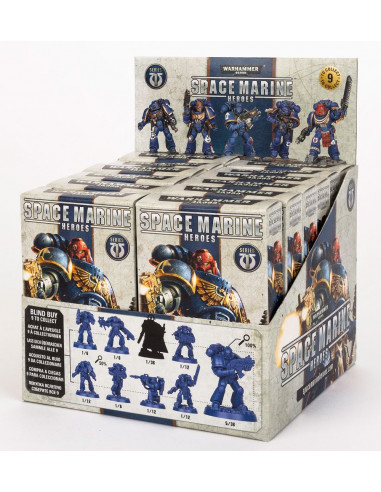 es::Warhammer 40.000 Miniaturas Space Marine Heroes Series 1 Expositor 12