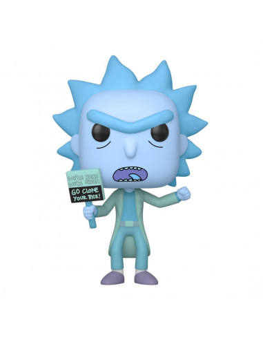 es::Rick y Morty POP! Animation Vinyl Figura Hologram Rick Clone 9 cm