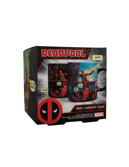 es::Marvel Comics Taza cambio de imagen Deadpool 460 ml