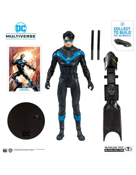 es::DC Rebirth Figura Build A Nightwing Better Than Batman 18 cm