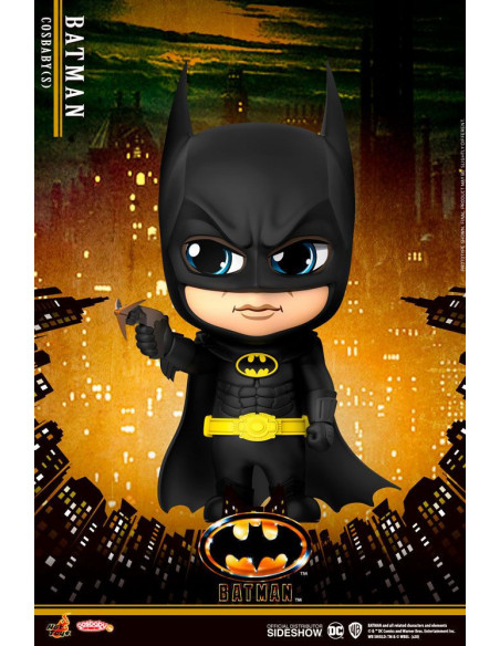 es::Batman 1989 Minifigura Cosbaby Batman with Grappling Gun Hot Toys 12 cm