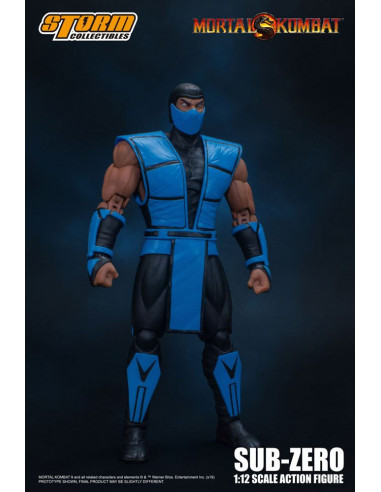 Mortal Kombat Figura 1/12 Sub-Zero 16 cm