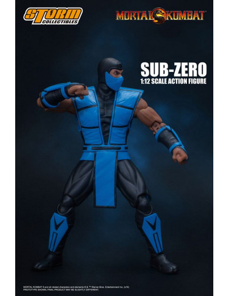 Mortal Kombat Figura 1/12 Sub-Zero 16 cm-3