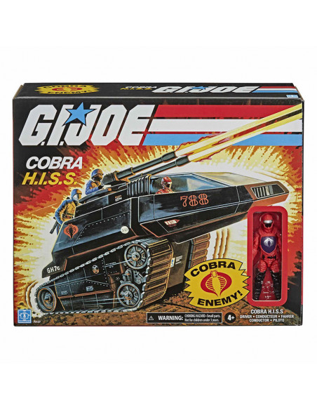 G.I.Joe Retro Series Vehículo con figura Cobra H.I