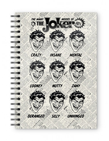 DC Comics Libreta Joker Faces