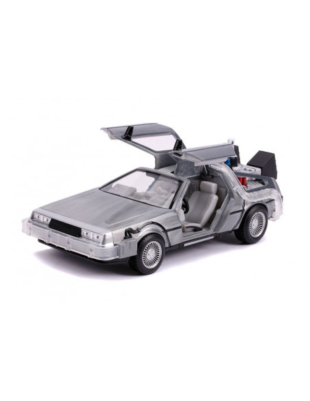 es::Regreso al Futuro II Réplica Coche Diecast Model Hollywood Rides 1/24 DeLorean Time Machine