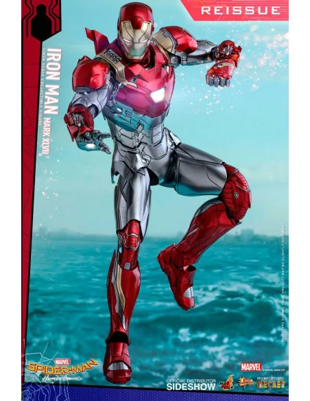 es::Spider-Man Homecoming Figura Diecast 1/6 Iron Man Mark XLVII Reissue Hot Toys 32 cm