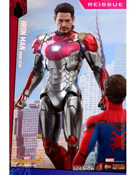 es::Spider-Man Homecoming Figura Diecast 1/6 Iron Man Mark XLVII Reissue Hot Toys 32 cm