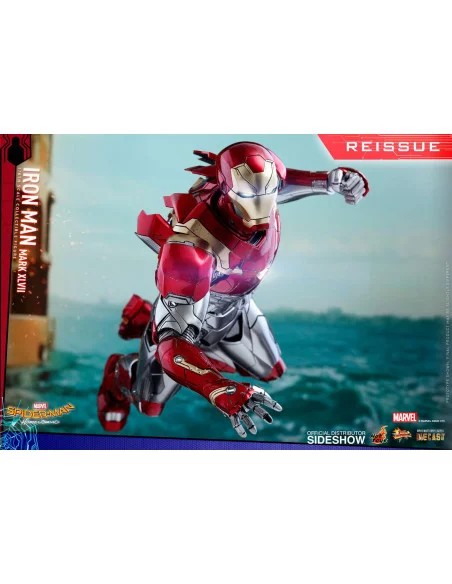 es::Spider-Man Homecoming Figura Diecast 1/6 Iron Man Mark XLVII Reissue Hot Toys 32 cm