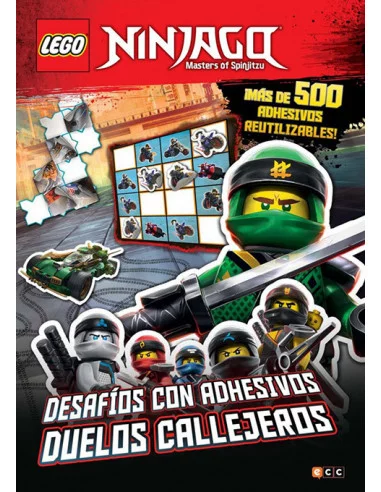 es::LEGO Ninjago. Desafíos con adhesivos. Duelos callejeros