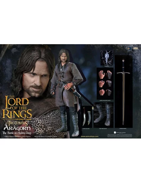 El Señor de los Anillos Figura 1/6 Aragorn at Helm-2