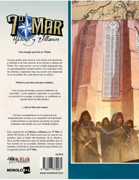 es::7º Mar: Héroes y villanos - Suplemento de Juego de rol