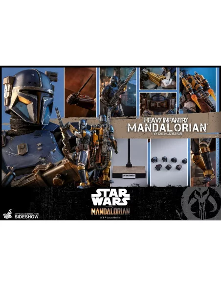 es::Star Wars The Mandalorian Figura 1/6 Heavy Infantry Mandalorian Hot Toys 32 cm