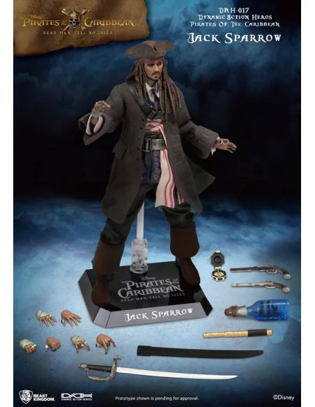 Piratas del Caribe Figura Dynamic 8ction Heroes 1/-3