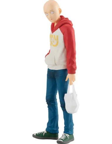 es::One Punch Man Estatua Pop Up Parade Saitama Oppai Hoodie Ver. 17 cm