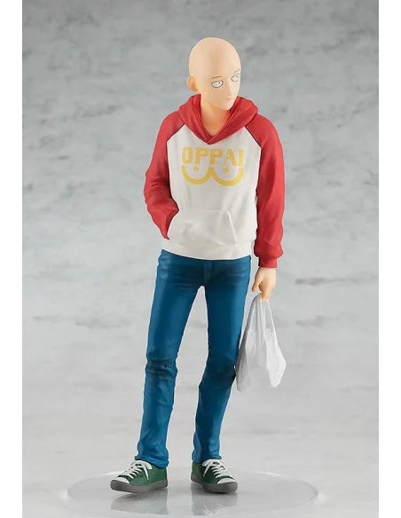 es::One Punch Man Estatua Pop Up Parade Saitama Oppai Hoodie Ver. 17 cm